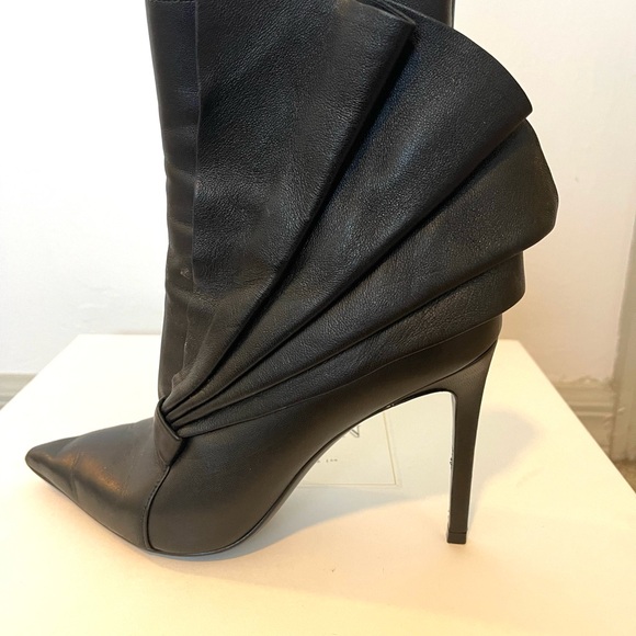 Balmain Pleated Fan Booties - Picture 8 of 14